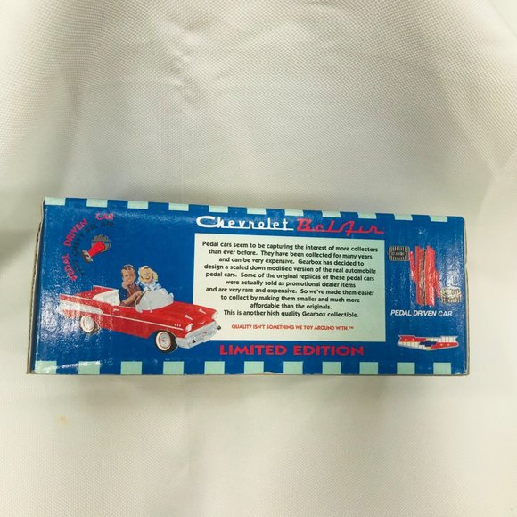 Gearbox 1997 Vintage 1957 Chevy Bel Air Convertible Serial #05365 Pedal Car New - Picture 5 of 10